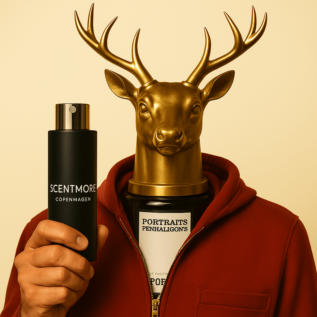 1 valgfri duft/md | Men Scentmore 8 ml parfumeprøve - Køb decants hos Scentmore