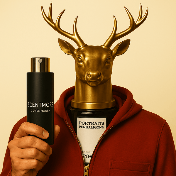 1 valgfri duft/md | Men Scentmore 8 ml parfumeprøve - Køb decants hos Scentmore