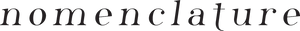 Nomenclature
