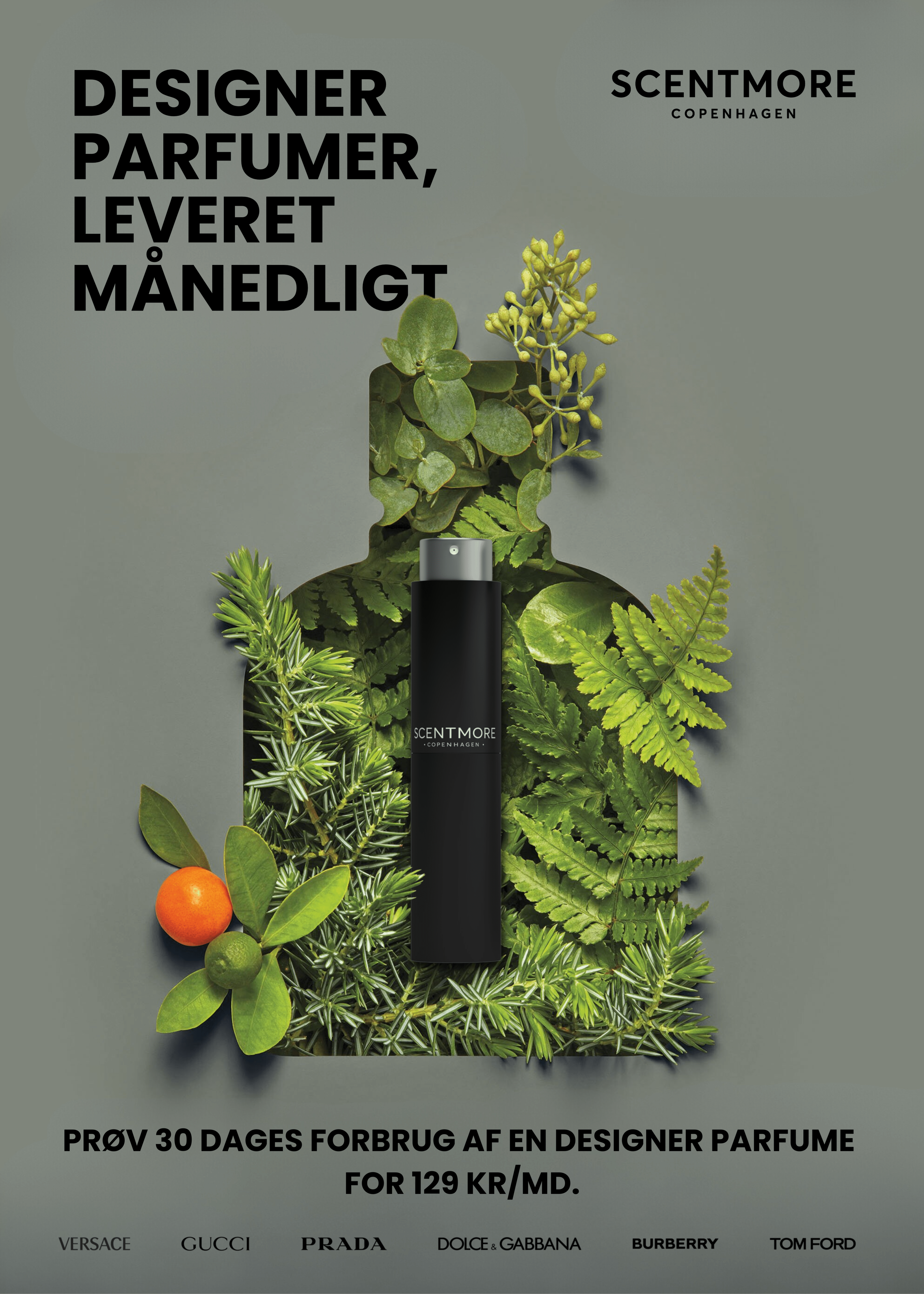 Gave kredit gavekort Scentmore 8 ml parfumeprøve - Køb decants hos Scentmore
