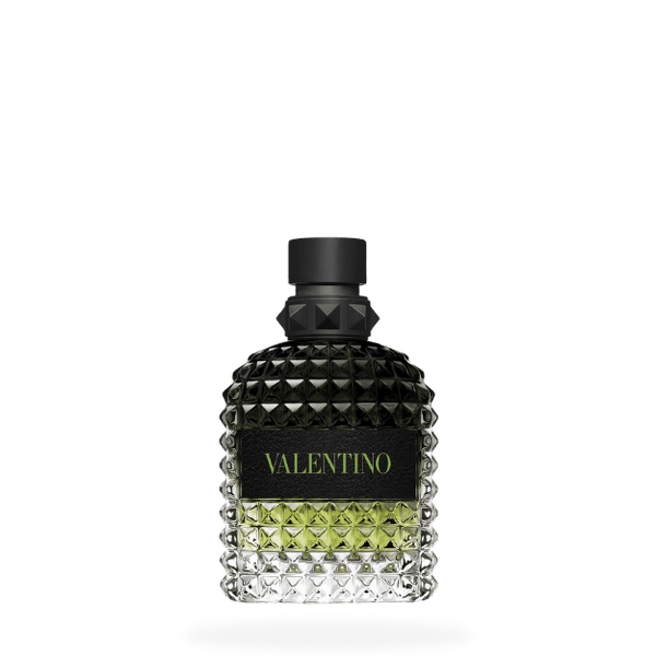 Uomo Born In Roma Green Stravaganza Valentino 8 ml parfumeprøve - Køb decants hos Scentmore